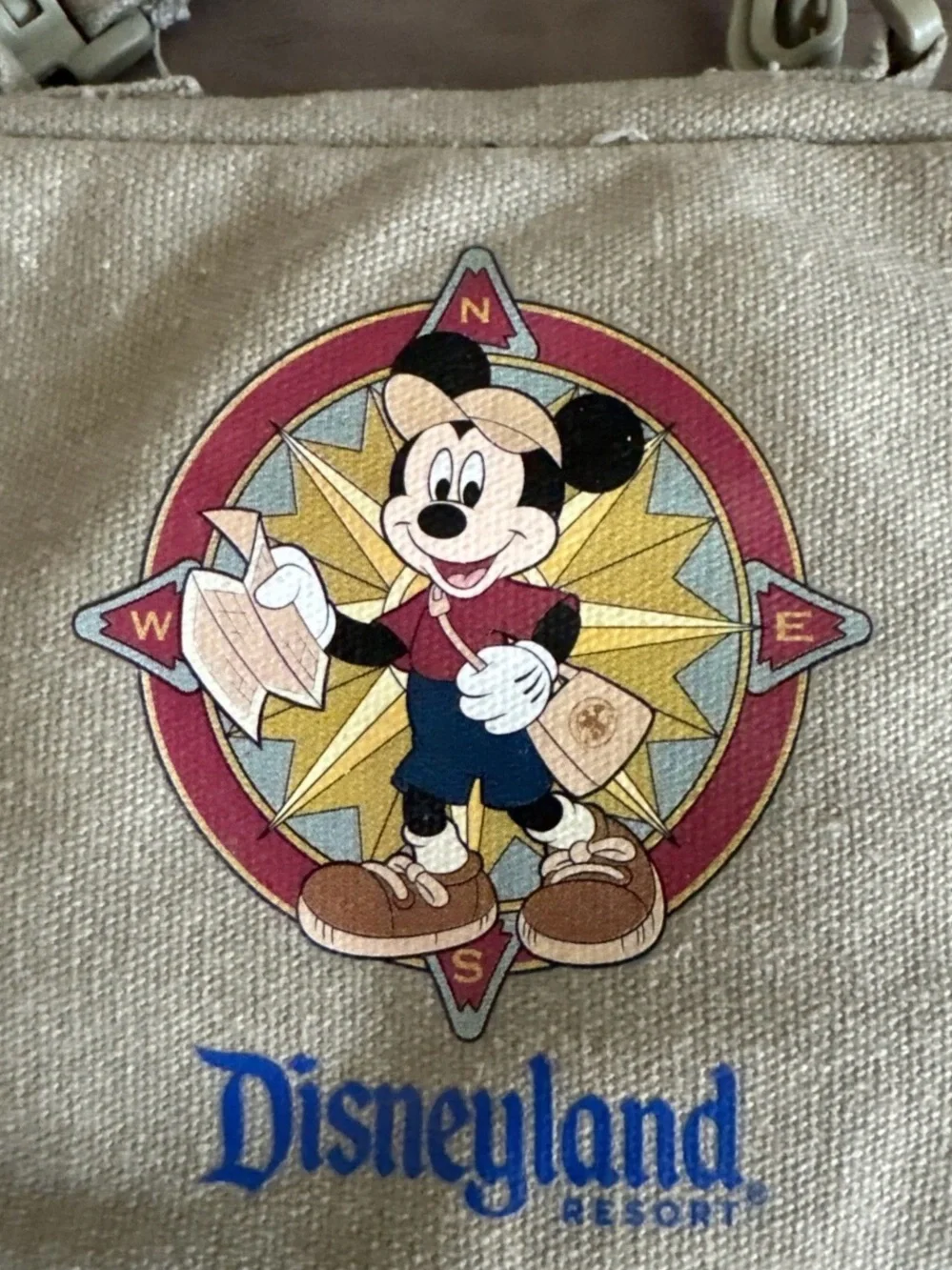 Disneyland Mickey Mouse Odyssey Pin Trading Shoulder Bag